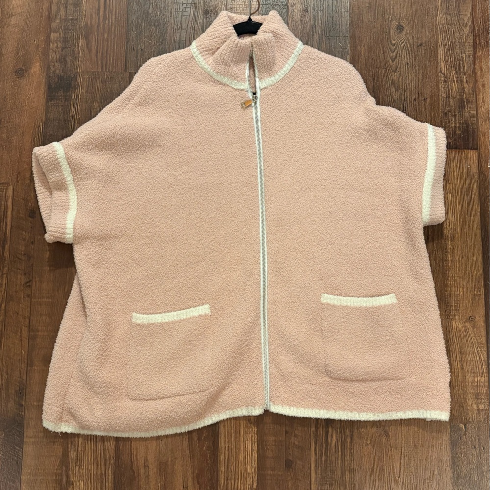 Women's Pink Zip-Up Jacket